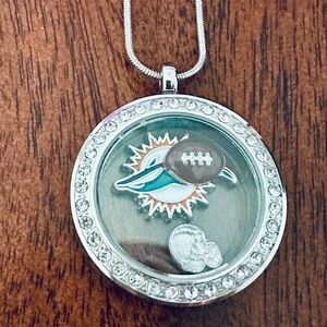 NFL Dolphin Necklace